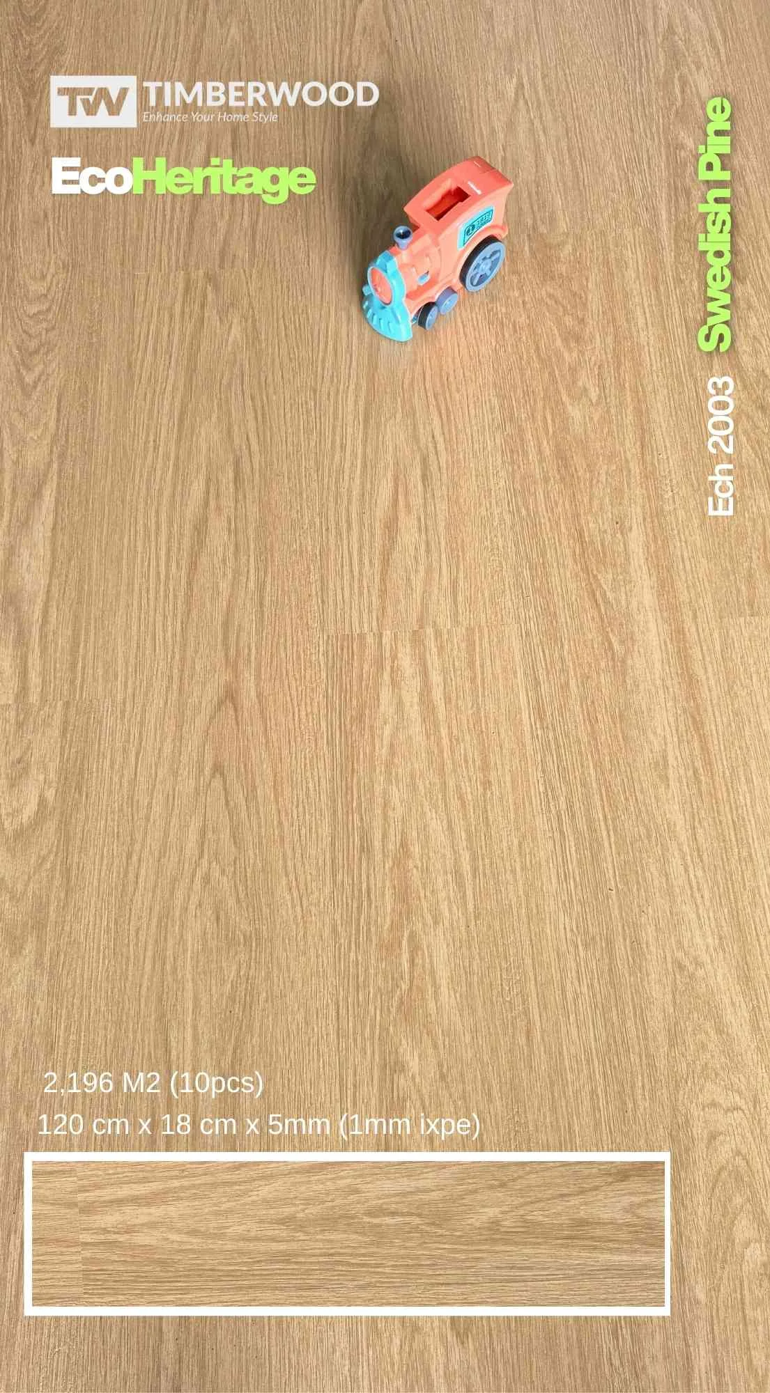 Lantai SPC 5mm Timberwood EcoHeritage | Termurah - Image 9