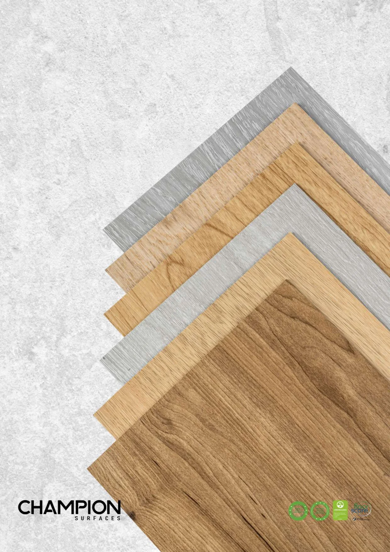 Lantai Vinyl 2mm CHAMPION - Motif Kayu Alami Terbaru - Image 4