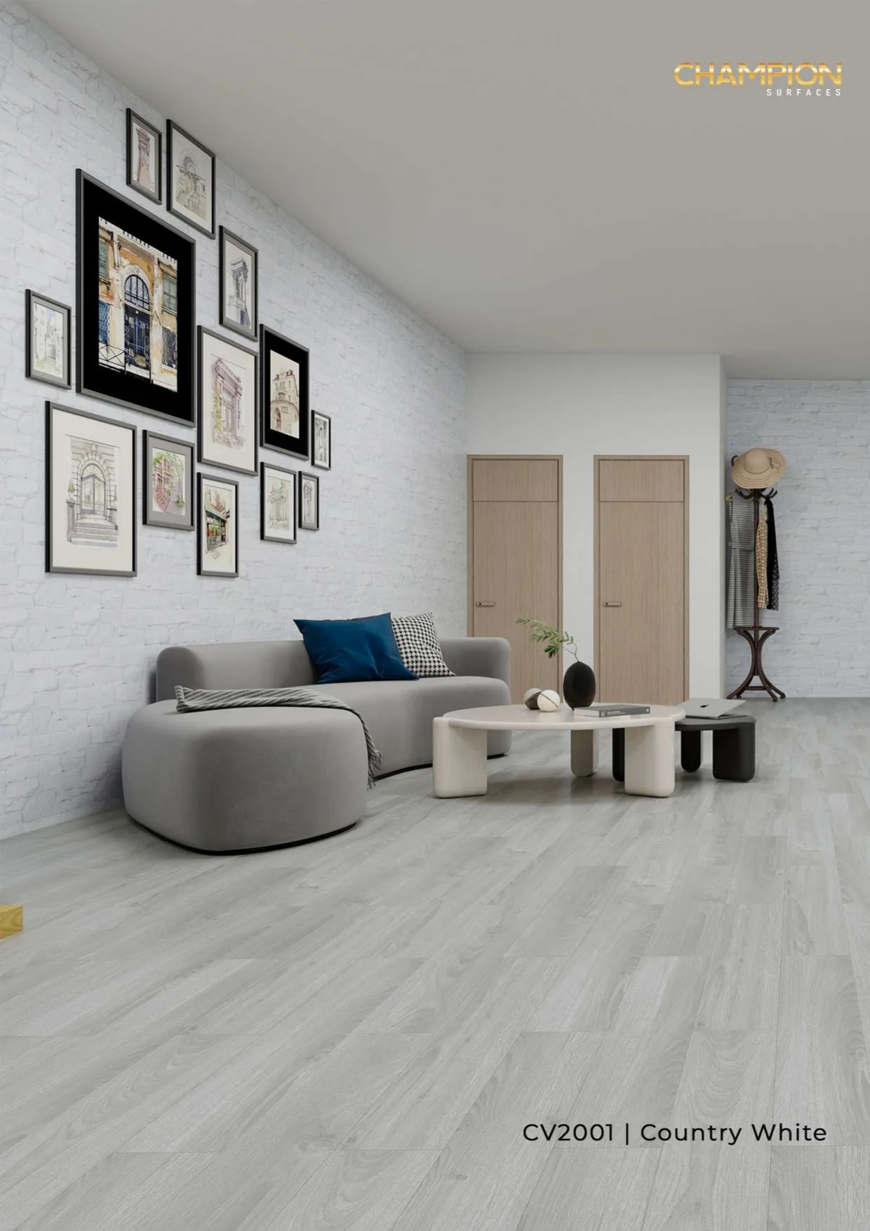 Lantai Vinyl 2mm CHAMPION - Motif Kayu Alami Terbaru - Image 10