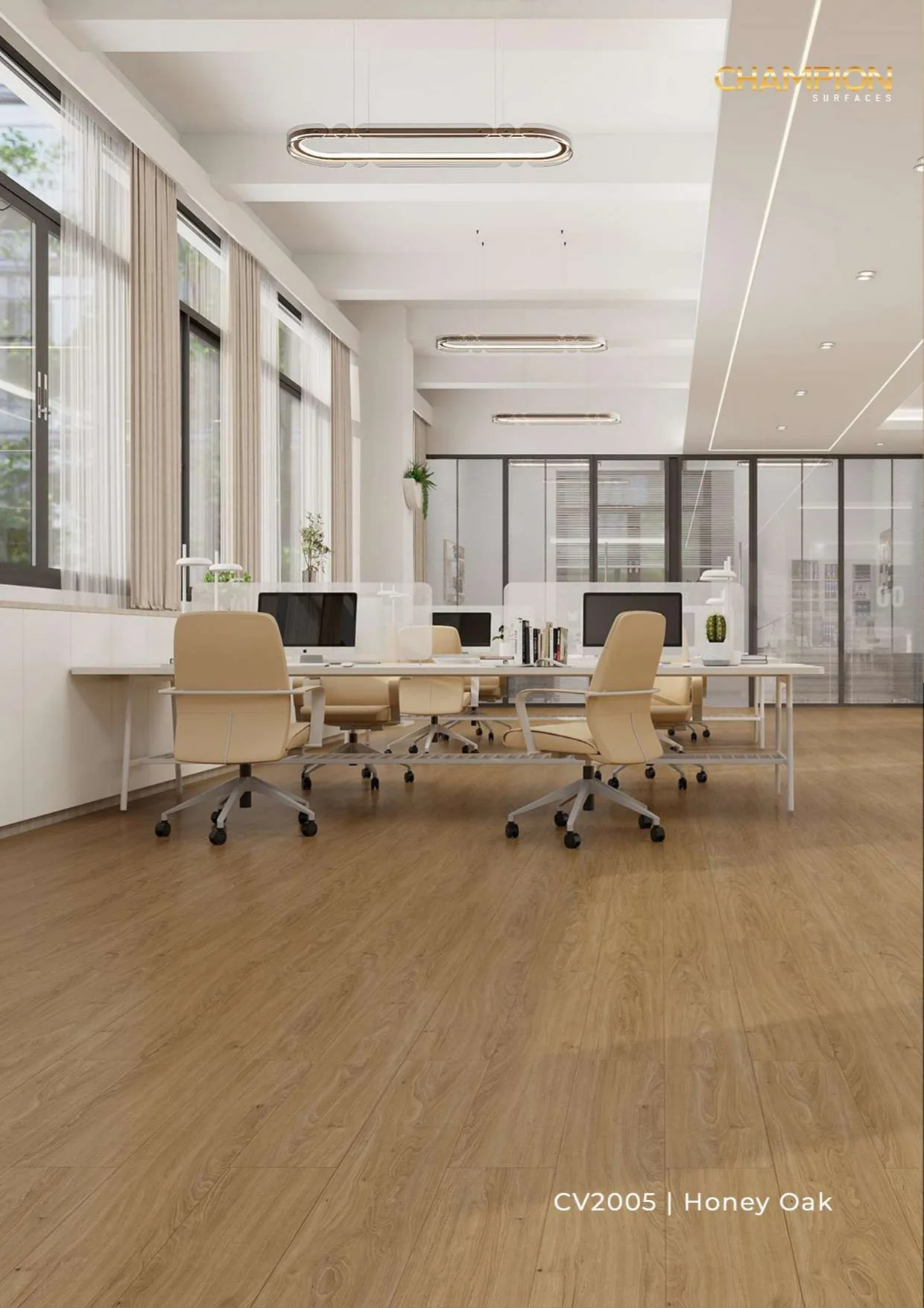 Lantai Vinyl 2mm CHAMPION - Motif Kayu Alami Terbaru - Image 9