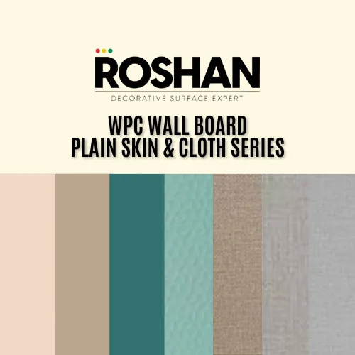 WPC Wall Board Bamboo Charcoal 8mm ROSHAN | Wall Board