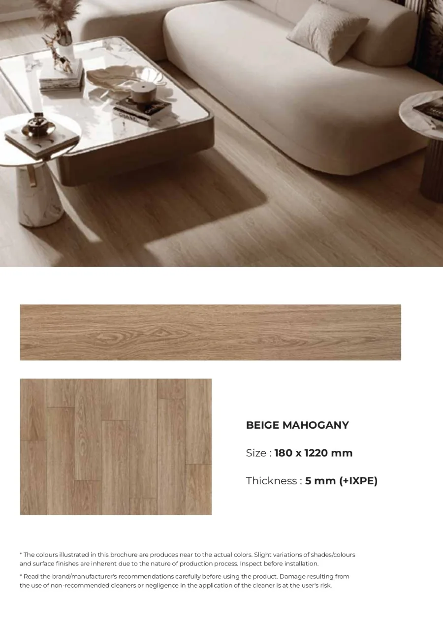 Lantai SPC 5mm ROSHAN | SPC Lantai Flooring 5 mm - Image 3