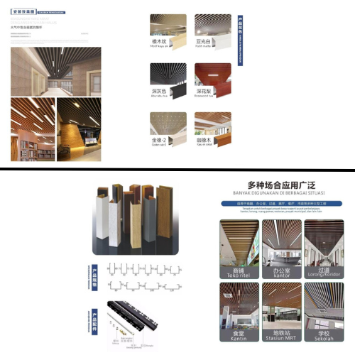 Kisi Kisi Plafon Aluminium | Bahan Ringan & Kokoh - Image 2