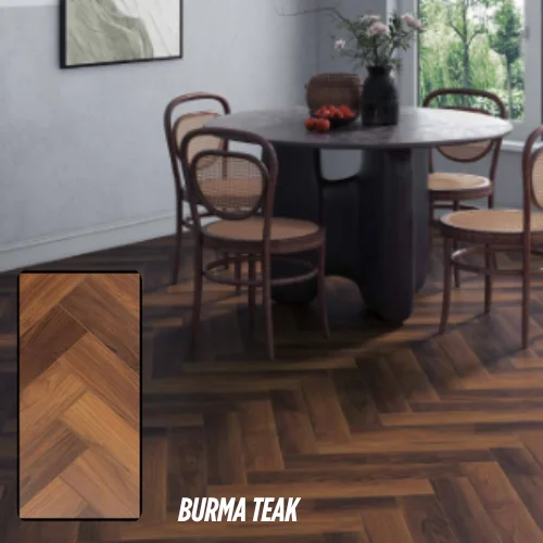 Lantai SPC 6.5mm Heritage Herringbone | SPC Lantai Flooring 6.5 mm - Image 4